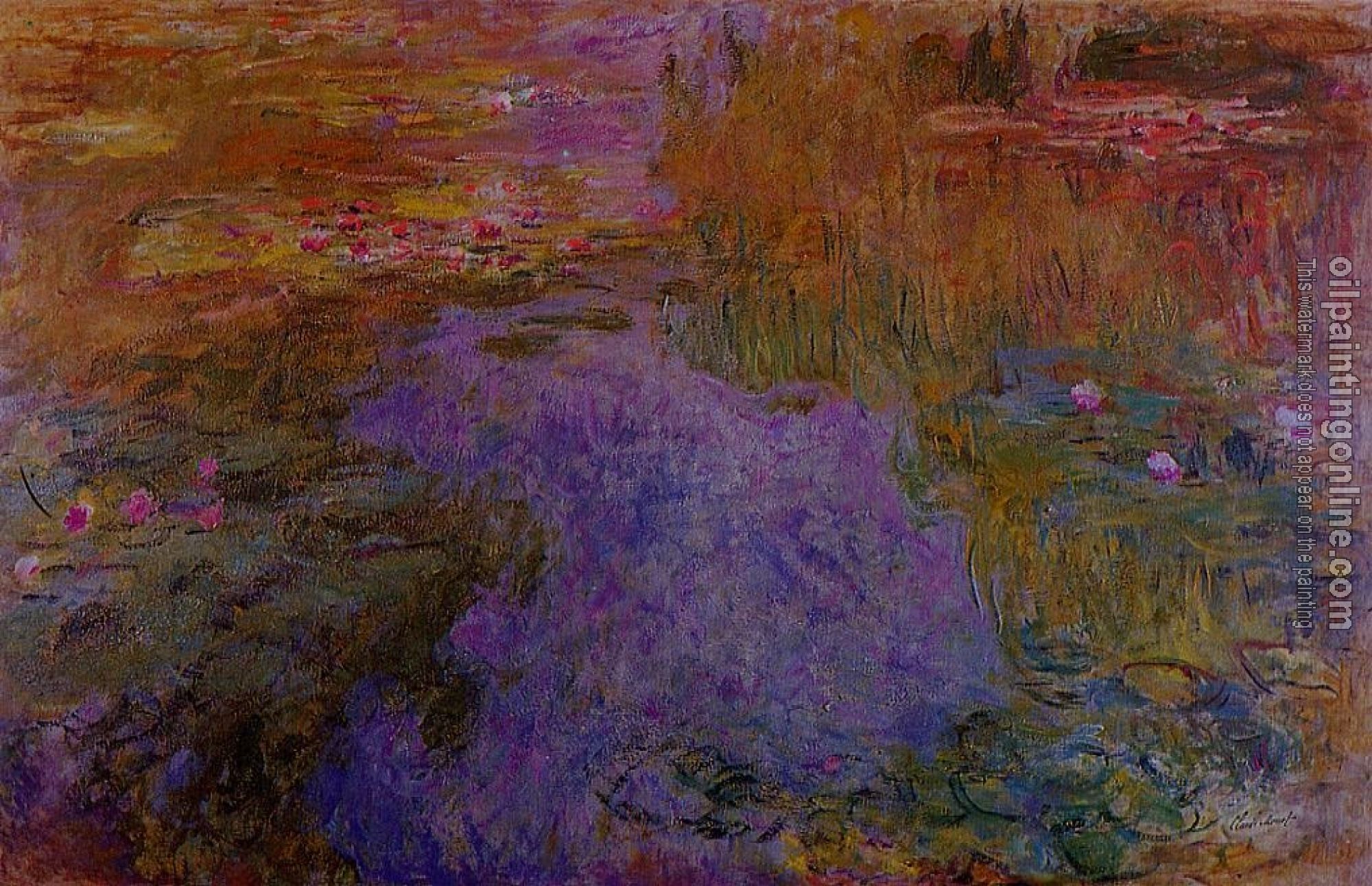 Monet, Claude Oscar - The Water-Lily Pond